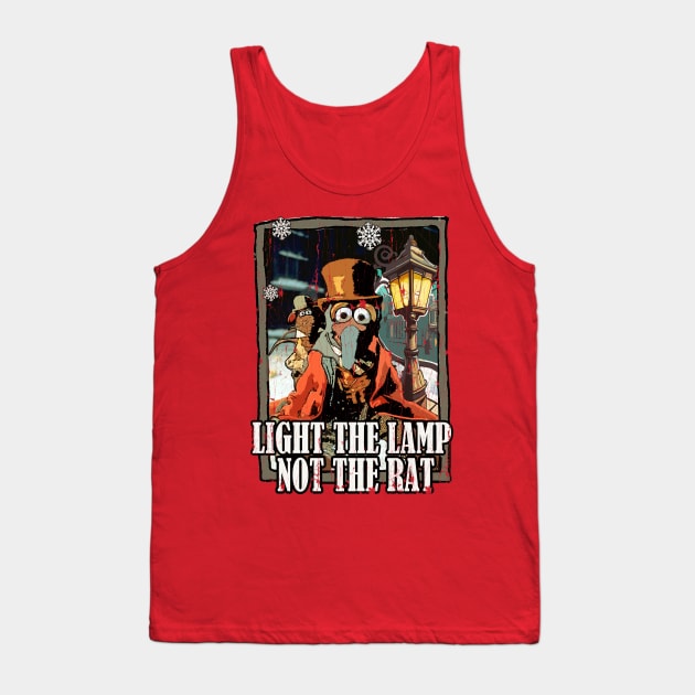 Muppet Christmas Carol "Light The Lamp" - Vintage Tank Top by wsyiva